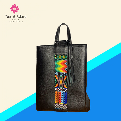 Golf/Tennis Backpack With Art Huichol