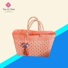 Load image into Gallery viewer, Skiing Jumbo Orange &amp; White